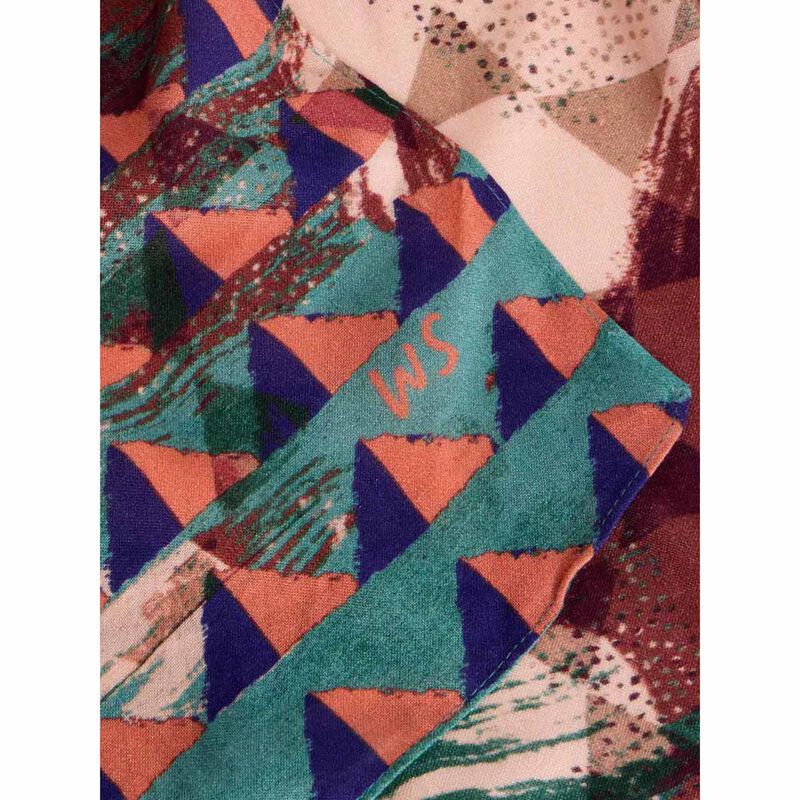White Stuff Collage Print Scarf image number 2
